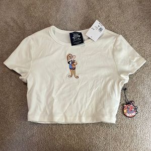 forever 21 space jam crop top